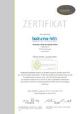 Certification selon la norme DIN EN ISO 6385 Certification selon la norme DIN EN ISO 6385